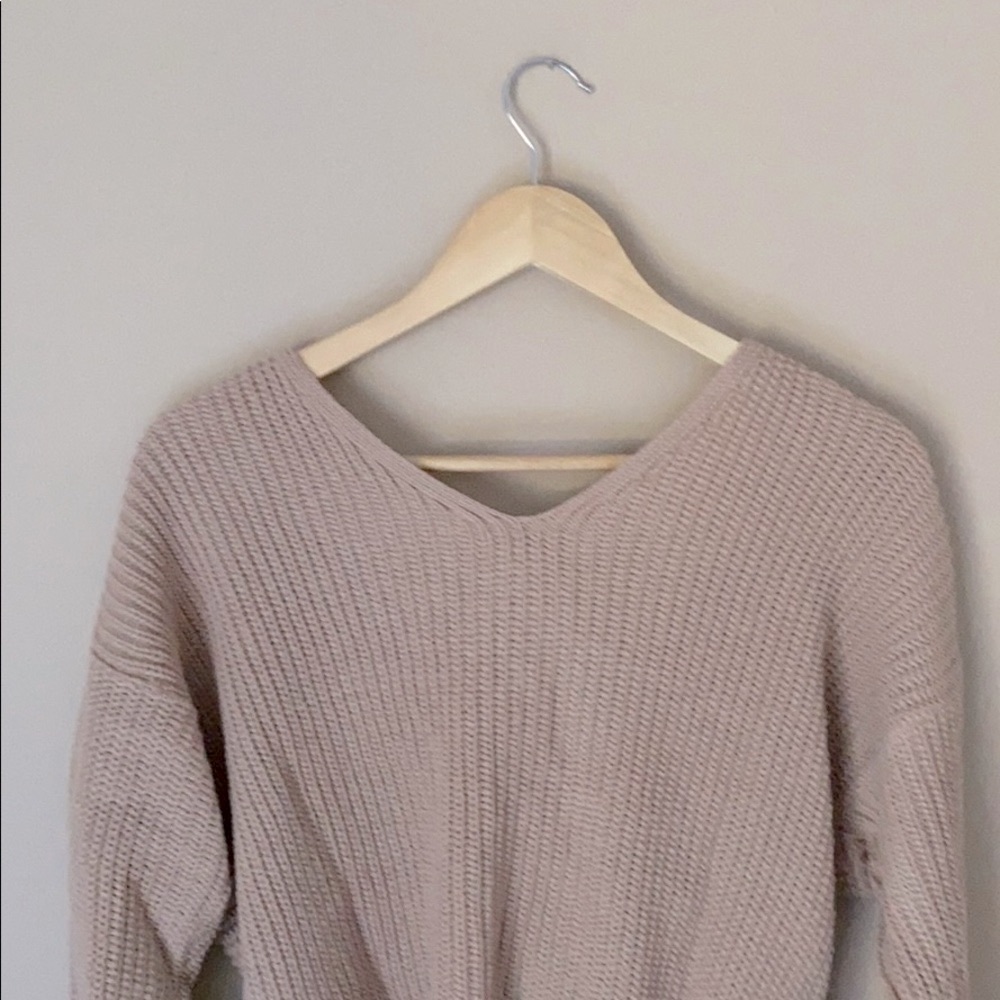 Twist Back Sweater - Picture 6 of 8
